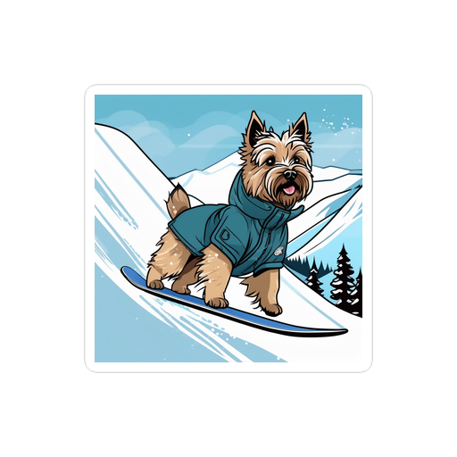 PugMug Custom Cairn Terrier Sticker
