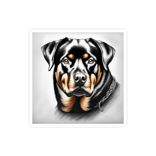 PugMug Custom Rottweiler Sticker