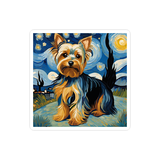 PugMug Custom Yorkshire Terrier Sticker