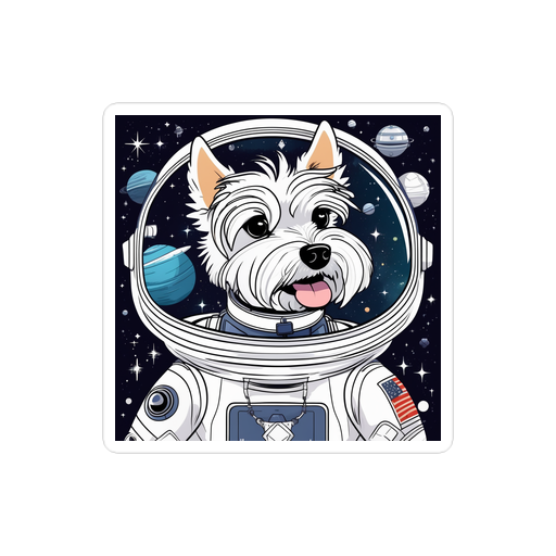 PugMug Custom West Highland White Terrier Sticker