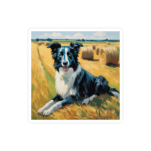 PugMug Custom Border Collie Sticker