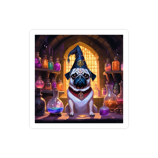 PugMug Custom Pug Sticker