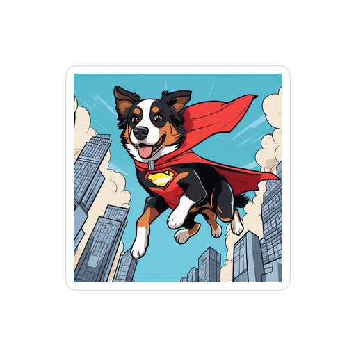 PugMug Custom Miniature American Shepherd Sticker