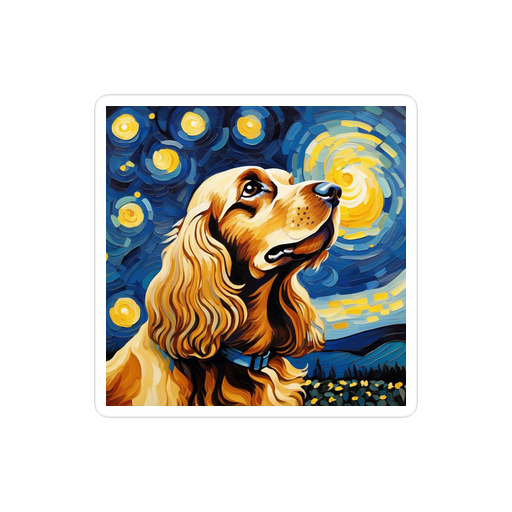 PugMug Custom English Cocker Spaniel Sticker