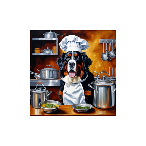 PugMug Custom Bernese Mountain Dog Sticker