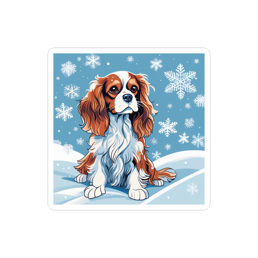 PugMug Custom Cavalier King Charles Spaniel Sticker