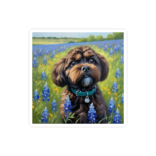 PugMug Custom Lily Sticker