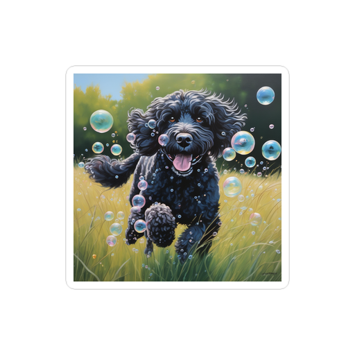 PugMug Custom Portuguese Water Dog Sticker