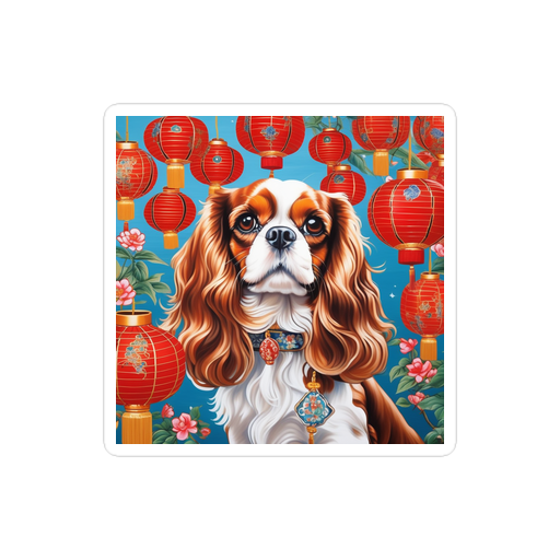 PugMug Custom Cavalier King Charles Spaniel Sticker