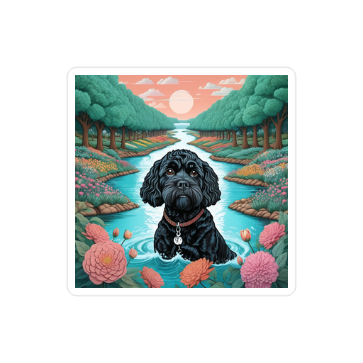 PugMug Custom Lily Sticker