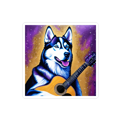 PugMug Custom Siberian Husky Sticker