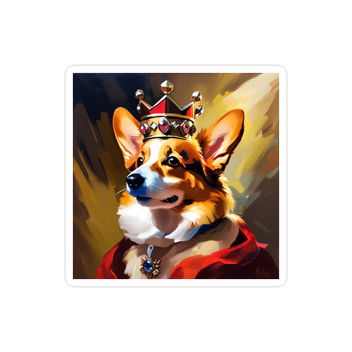 PugMug Custom Pembroke Welsh Corgi Sticker