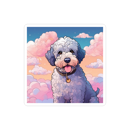 PugMug Custom Portuguese Water Dog Sticker