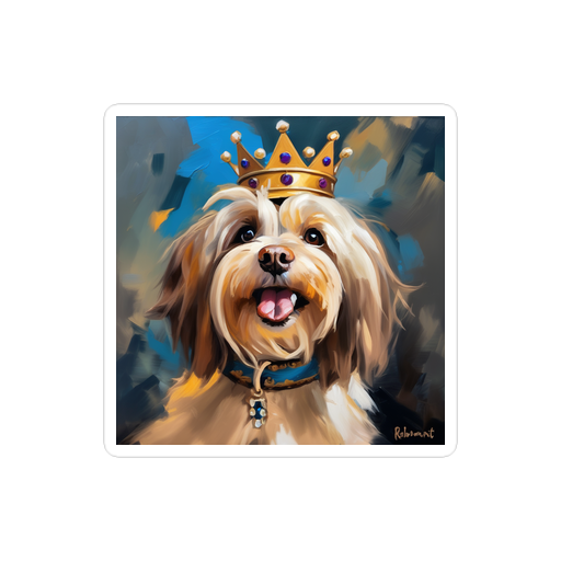 PugMug Custom Tan Havanese Dog Sticker