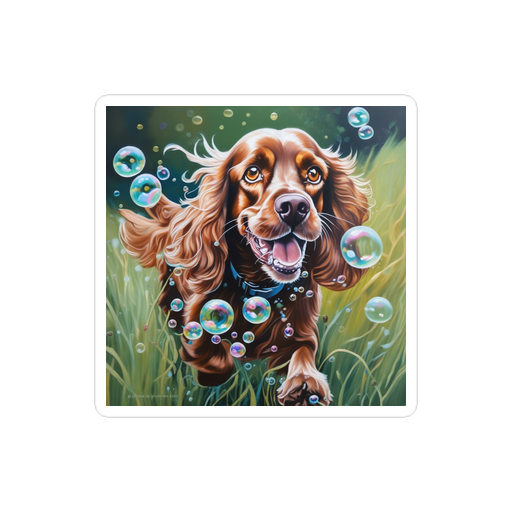 PugMug Custom Cocker Spaniel Sticker