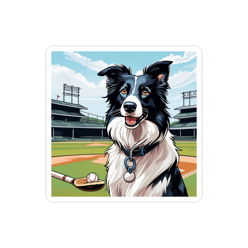PugMug Custom Border Collie Sticker