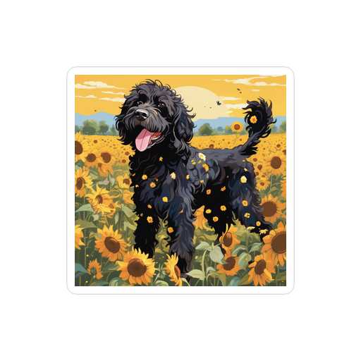 PugMug Custom Portuguese Water Dog Sticker