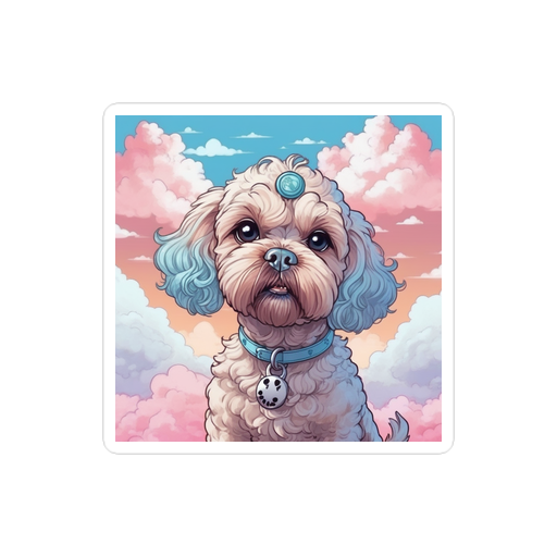 PugMug Custom Lily Sticker