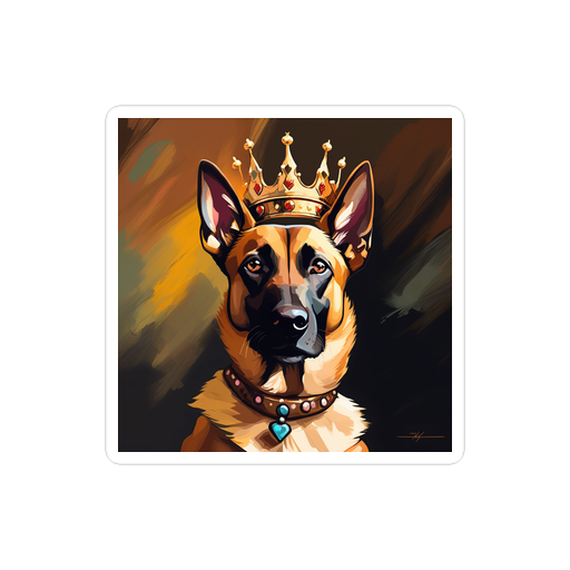 PugMug Custom Belgian Malinois Sticker