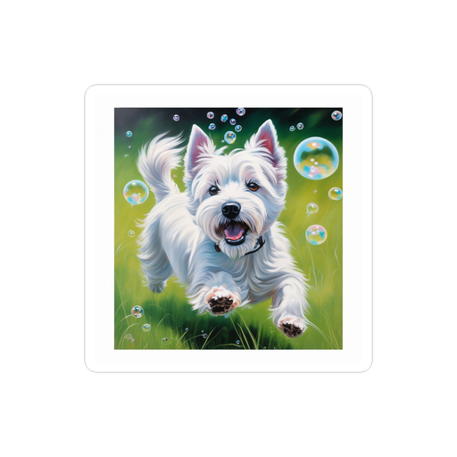 PugMug Custom West Highland White Terrier Sticker