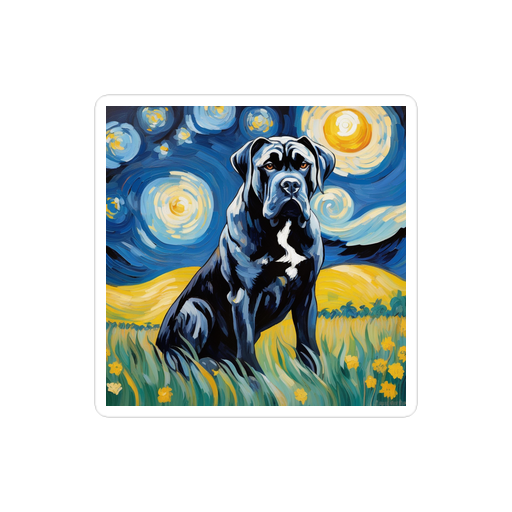 PugMug Custom Cane Corso Sticker