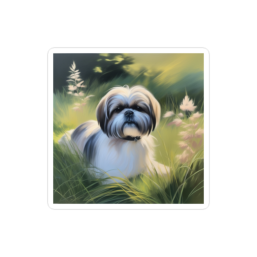PugMug Custom Shih Tzu Sticker