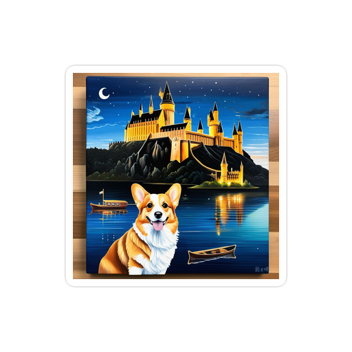 PugMug Custom Pembroke Welsh Corgi Sticker