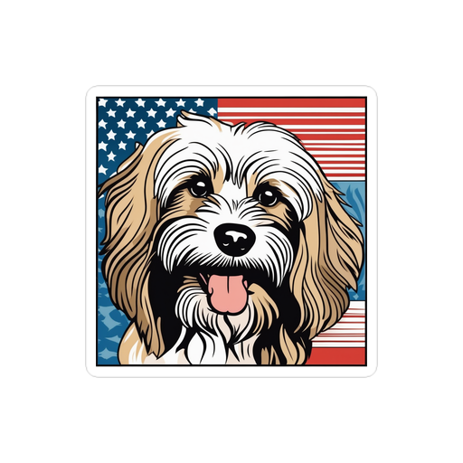 PugMug Custom Tan Havanese Dog Sticker