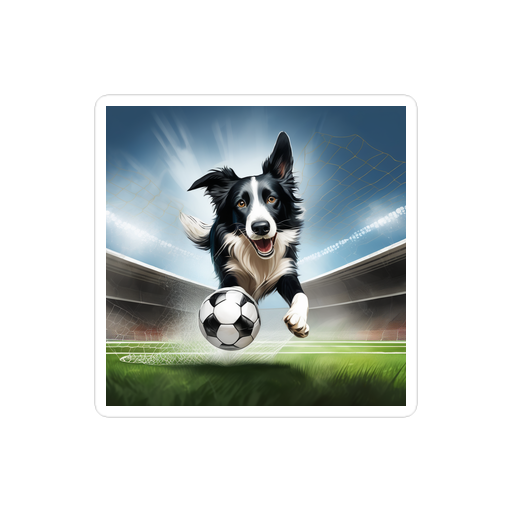 PugMug Custom Border Collie Sticker