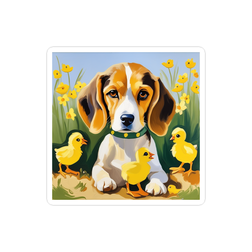 PugMug Custom Beagle Sticker