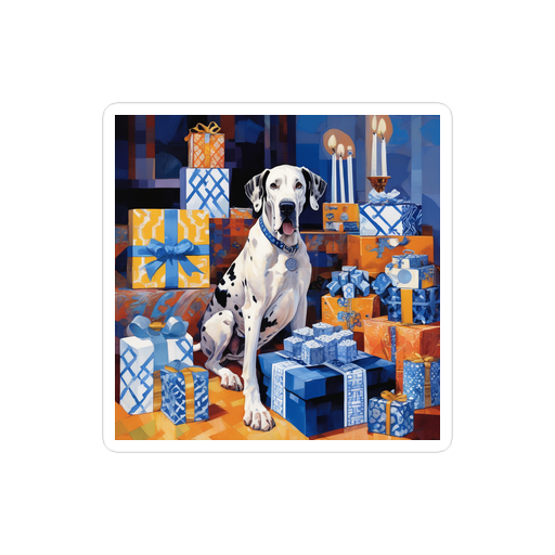 PugMug Custom Great Dane Sticker