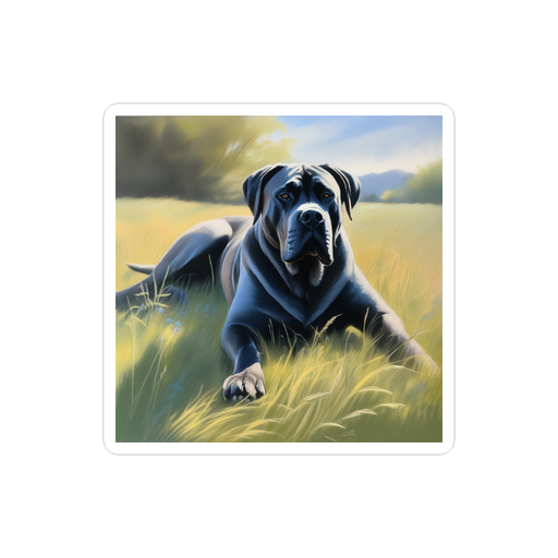 PugMug Custom Cane Corso Sticker