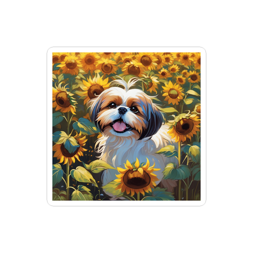 PugMug Custom Shih Tzu Sticker