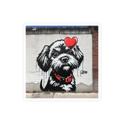 PugMug Custom Lily Sticker