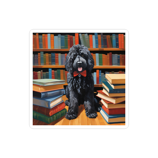 PugMug Custom Portuguese Water Dog Sticker