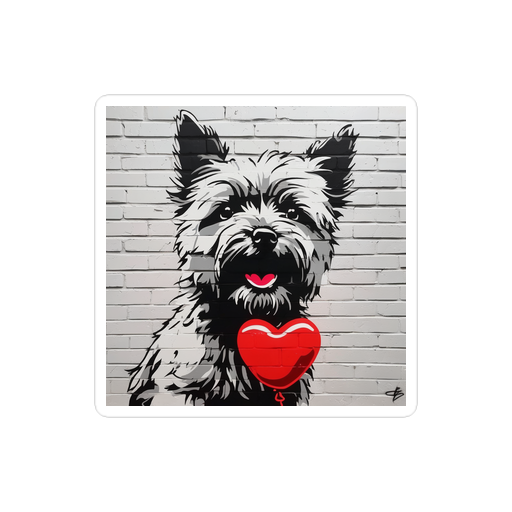 PugMug Custom Cairn Terrier Sticker