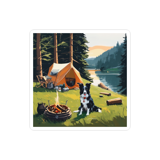 PugMug Custom Border Collie Sticker