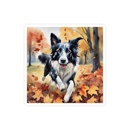 PugMug Custom Border Collie Sticker