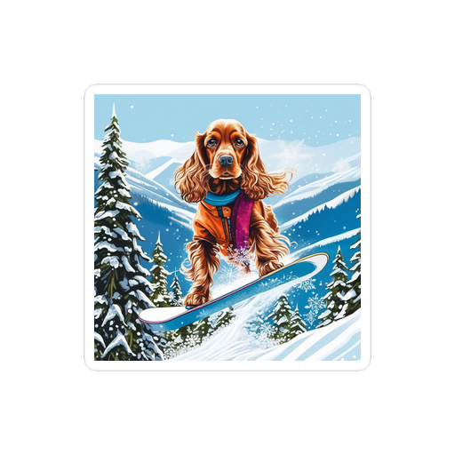 PugMug Custom Cocker Spaniel Sticker