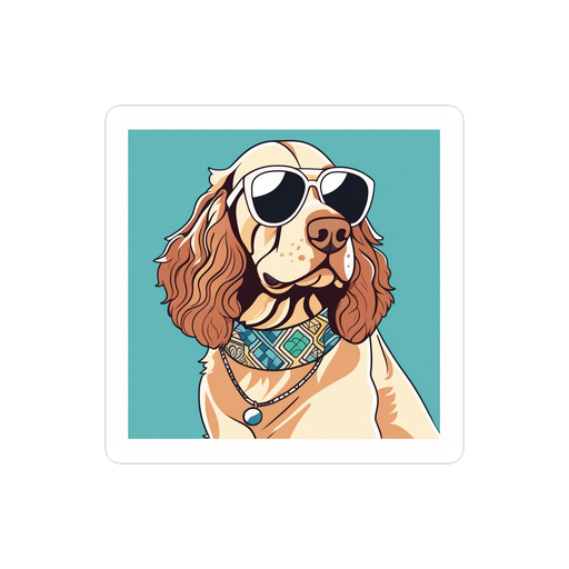 PugMug Custom Cocker Spaniel Sticker