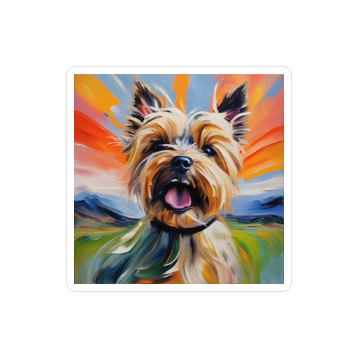 PugMug Custom Cairn Terrier Sticker