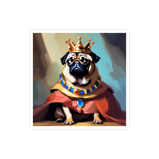 PugMug Custom Pug Sticker