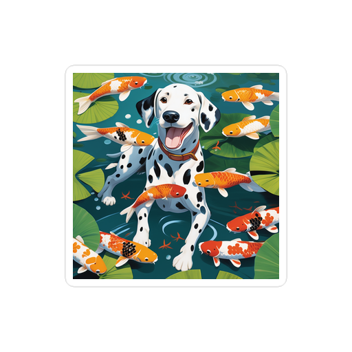 PugMug Custom Dalmatian Sticker