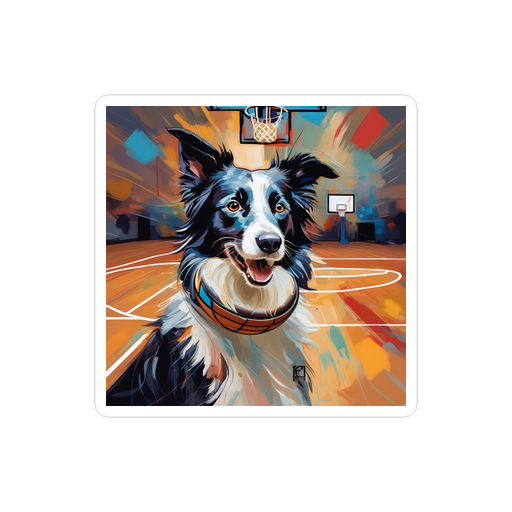 PugMug Custom Border Collie Sticker