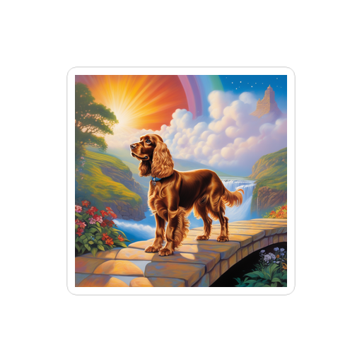 PugMug Custom Cocker Spaniel Sticker