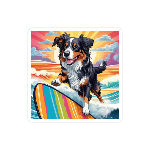 PugMug Custom Miniature American Shepherd Sticker