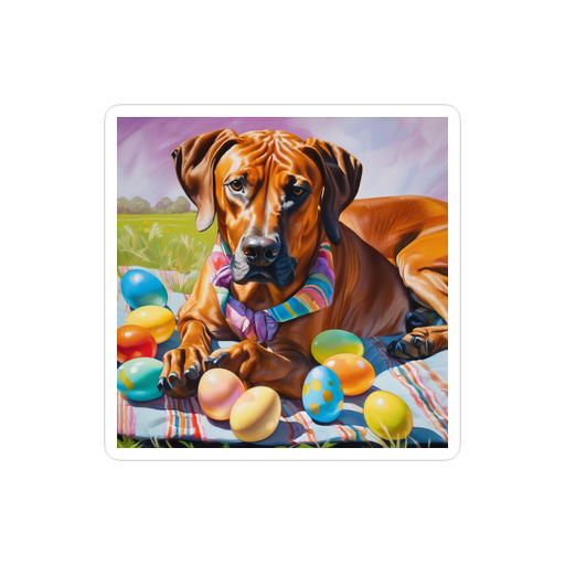 PugMug Custom Rhodesian Ridgeback Sticker