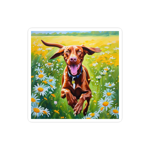 PugMug Custom Vizsla Sticker