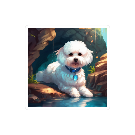 PugMug Custom Bichons Frise Sticker