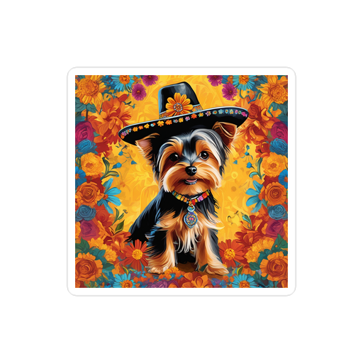 PugMug Custom Yorkshire Terrier Sticker